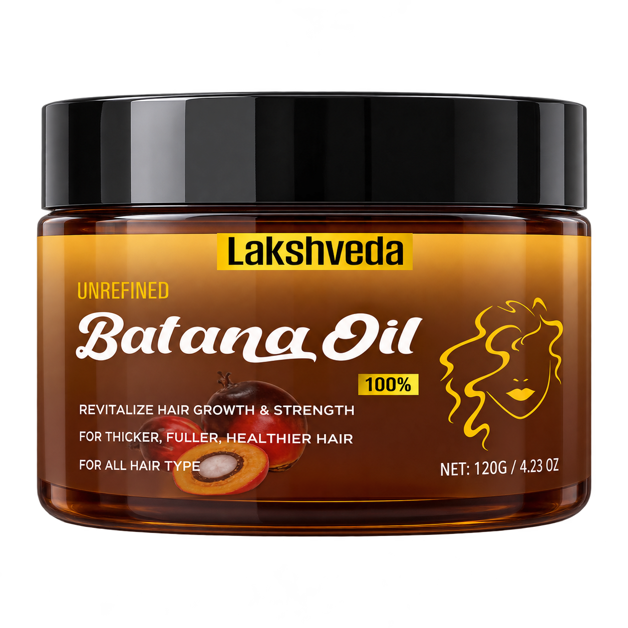 The Batana Oil For Shine Thick Hairs