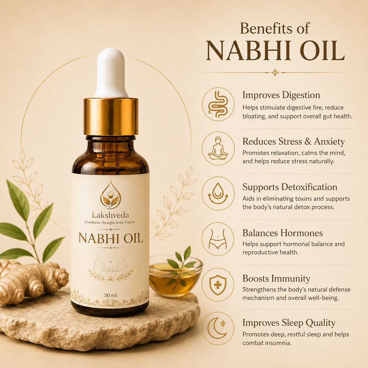 Lakshveda | Balanced Belly Button Oil