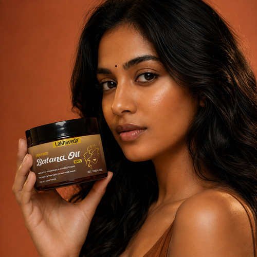 The Batana Oil For Shine Thick Hairs