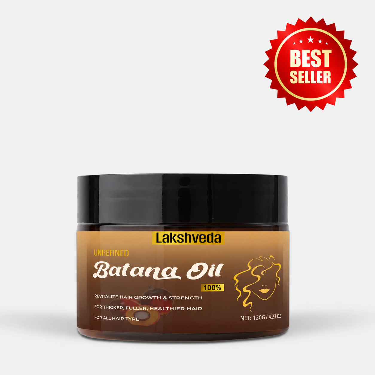 The Batana Oil For Shine Thick Hairs