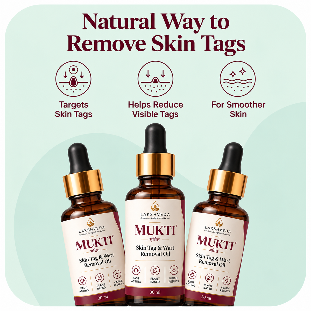 Lakshveda's Mukti | Skin Tag remover oil
